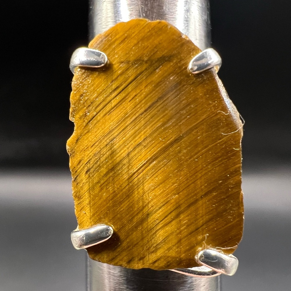Sterling Silver Ring with Tiger Eye